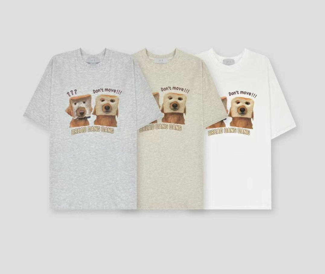 Bread麵包印花棉質短袖