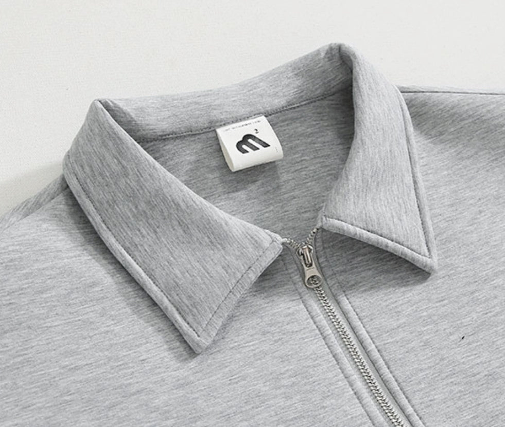 Double Zip Polo Jacket