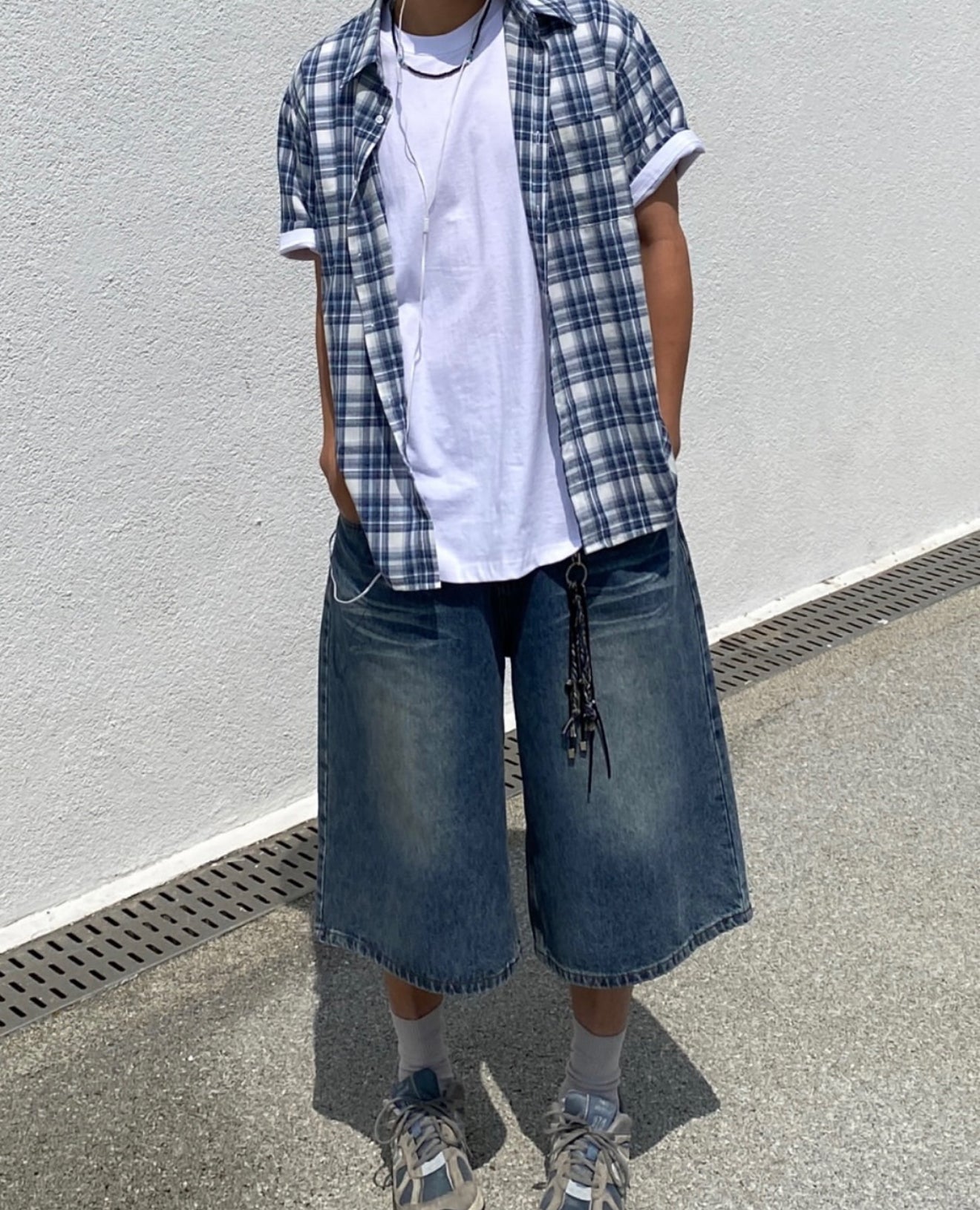夏日復古格紋襯衫