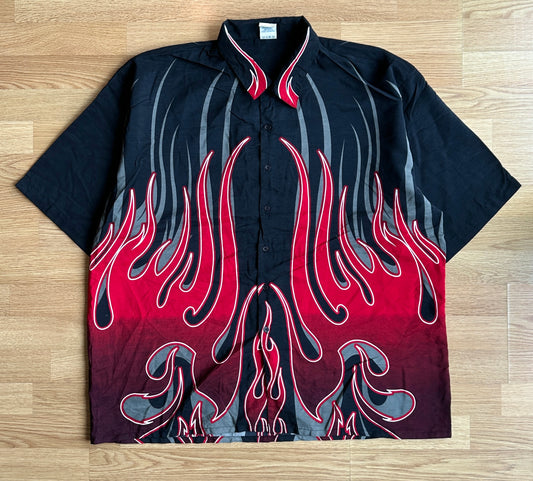Flame shirt 火焰圖案恤衫