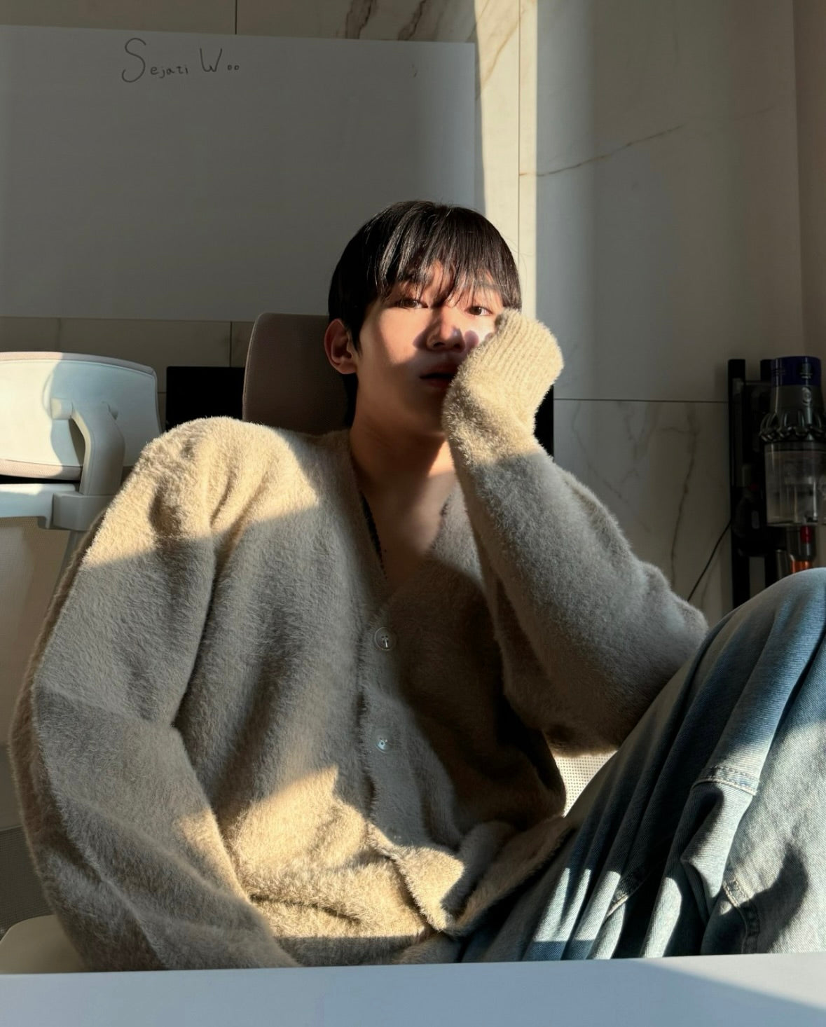 (多色可選!)高質柔軟馬海毛開胸針織外套|12色入