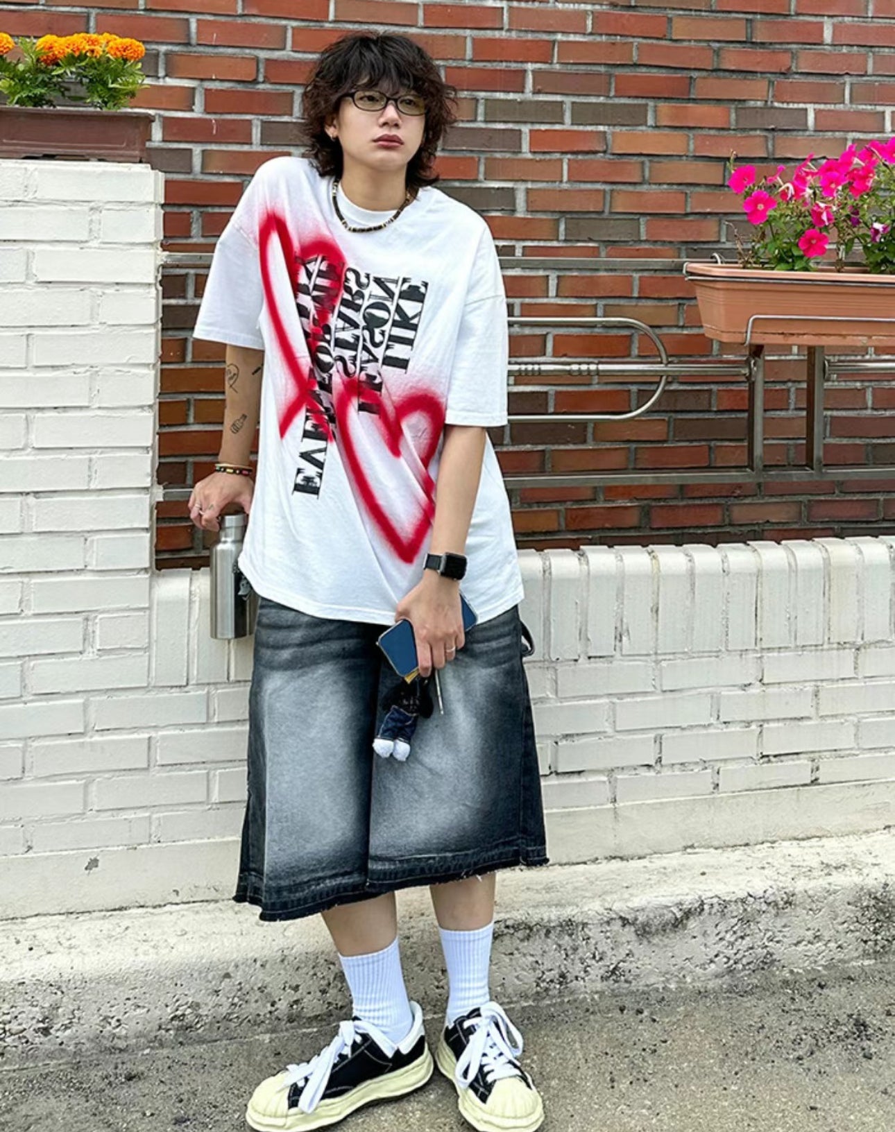 Heart Print Tee 心心塗鴉短袖