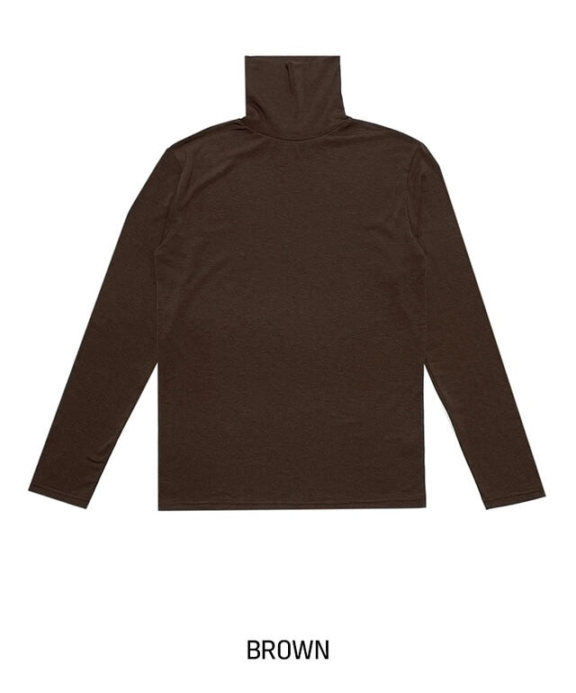 秋冬內搭必備🍂薄款高領彈性長袖TEE