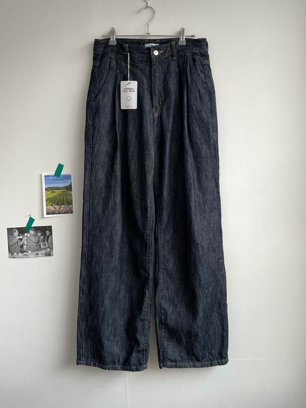 PREMIUM Set👑水洗牛仔短袖恤衫|1色入