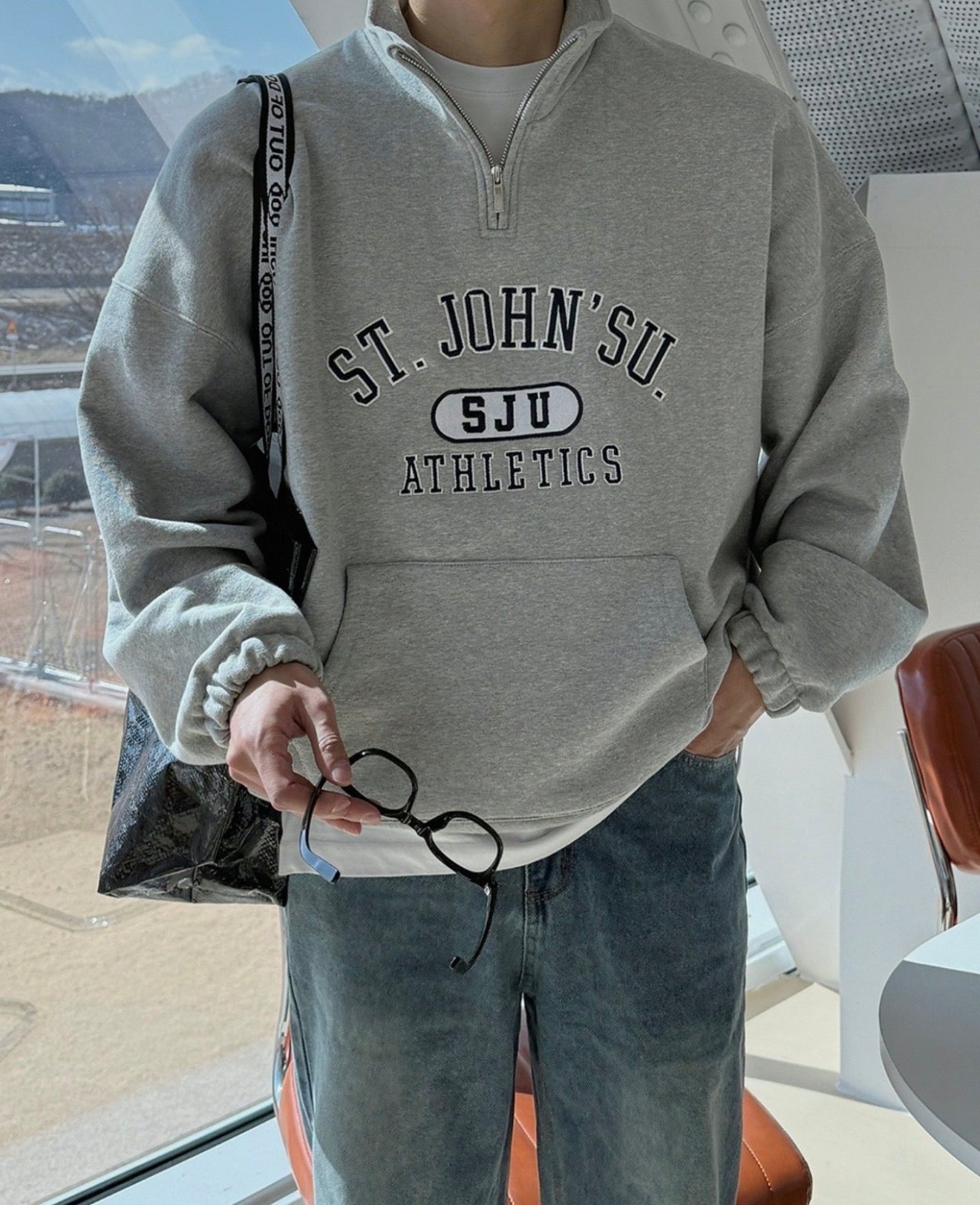 ST.JOHN’SU Half Zip MTM