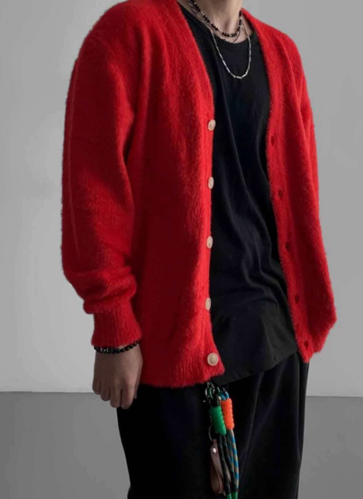 (多色可選!)高質柔軟馬海毛開胸針織外套|12色入