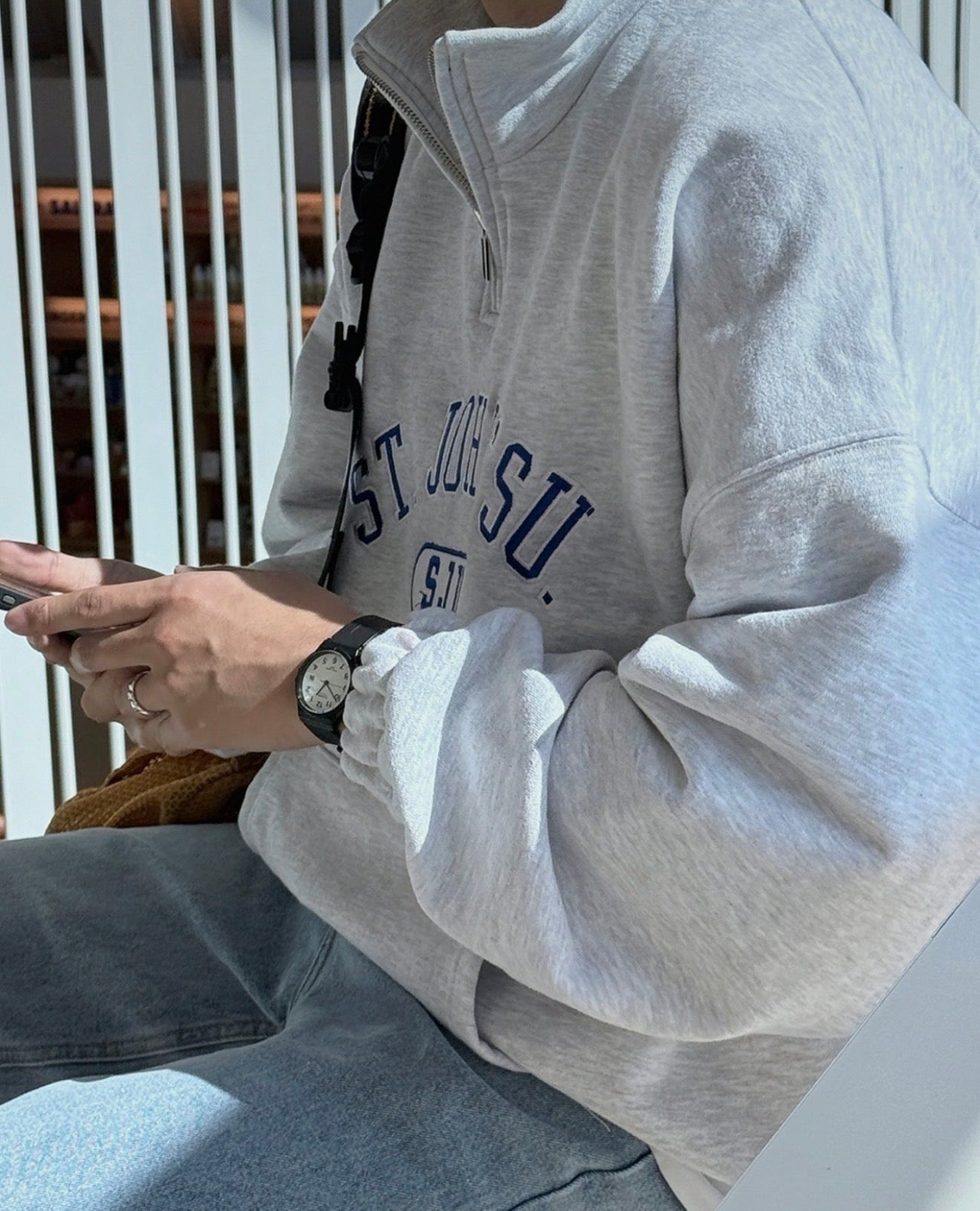 ST.JOHN’SU Half Zip MTM