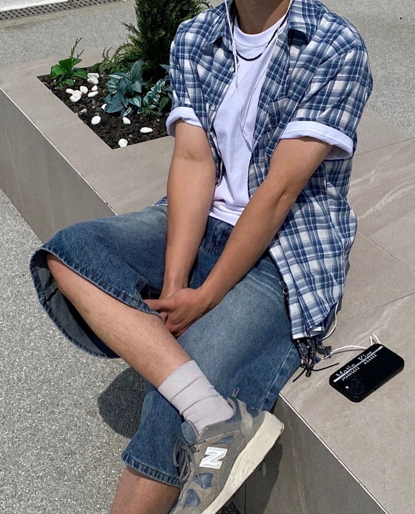 夏日復古格紋襯衫