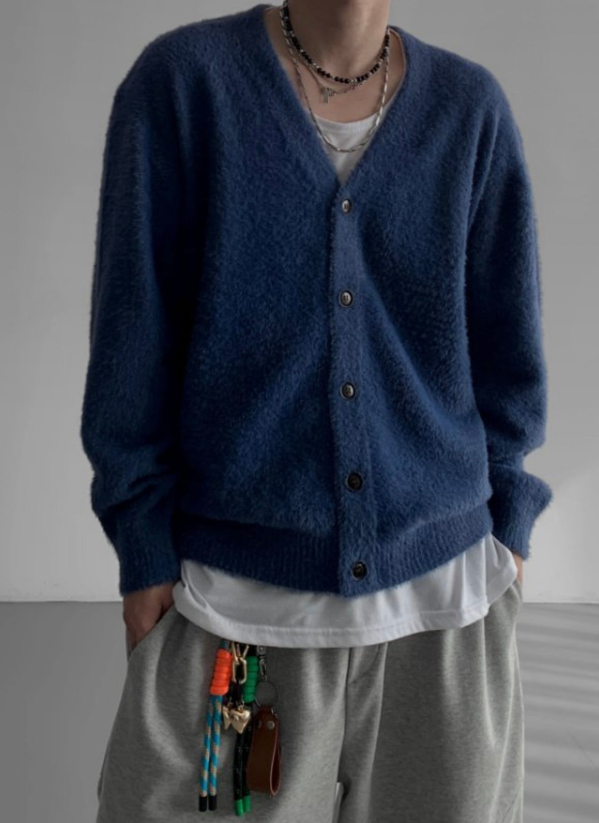 (多色可選!)高質柔軟馬海毛開胸針織外套|12色入