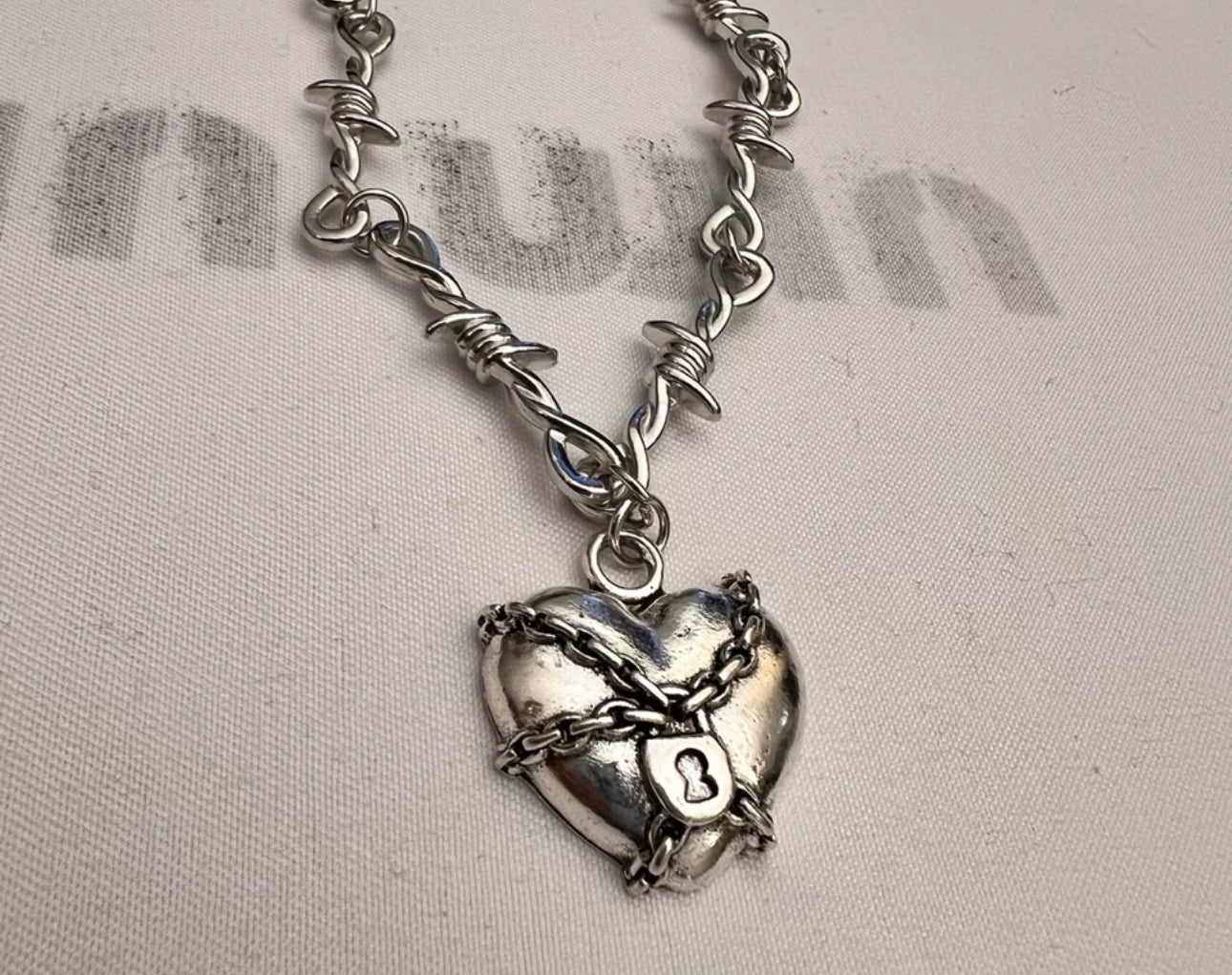 Thorns and Hearts Necklace