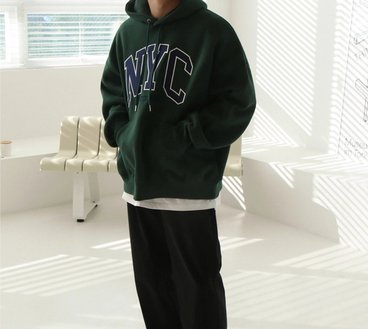 NYC 刺繡Hoodie「新款!」