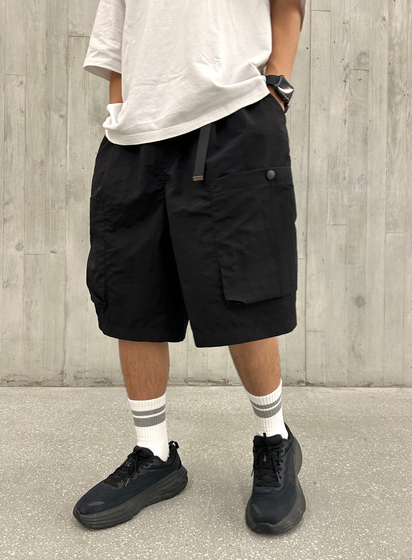 機能大側袋工裝褲