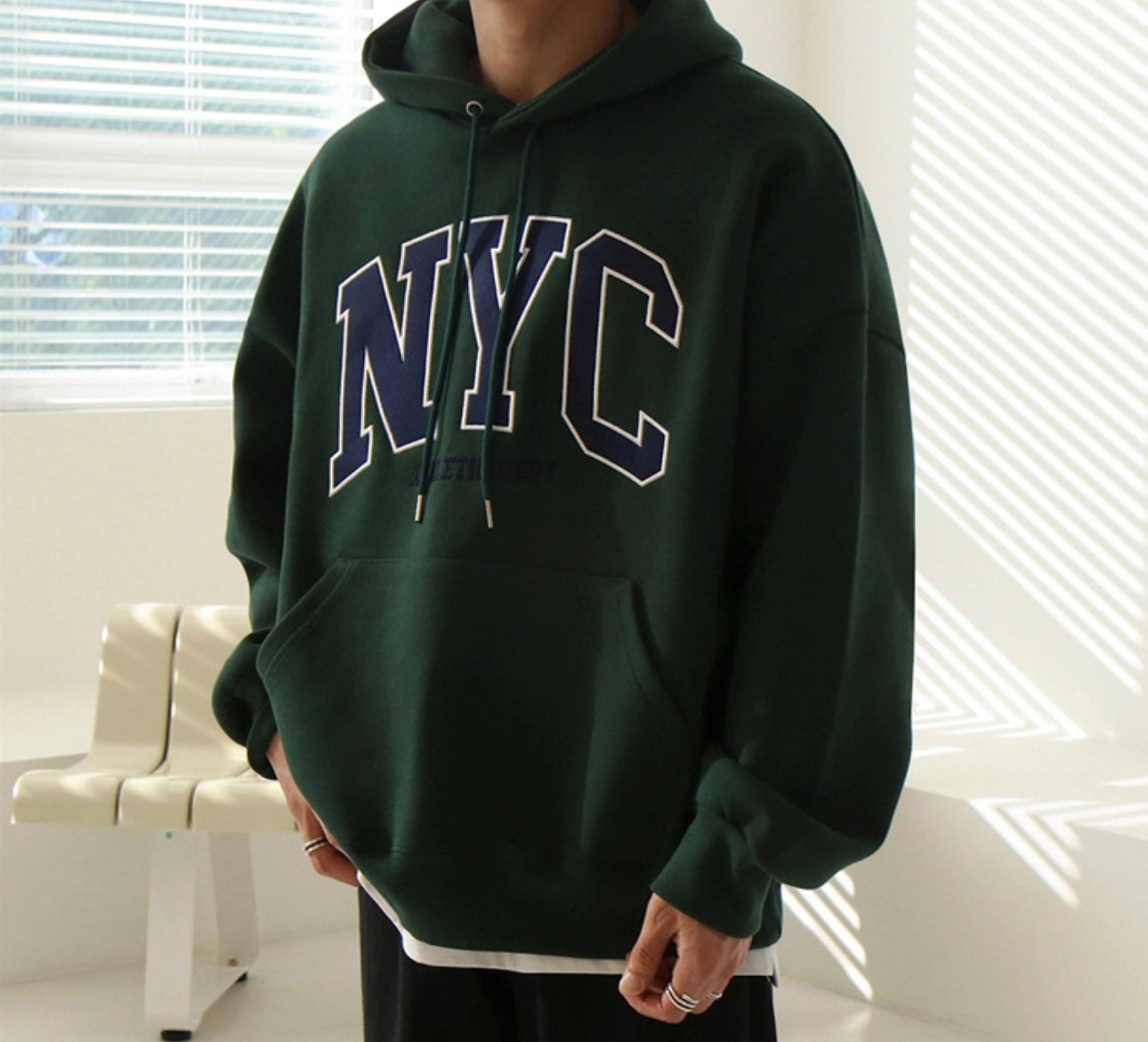 NYC 刺繡Hoodie「新款!」