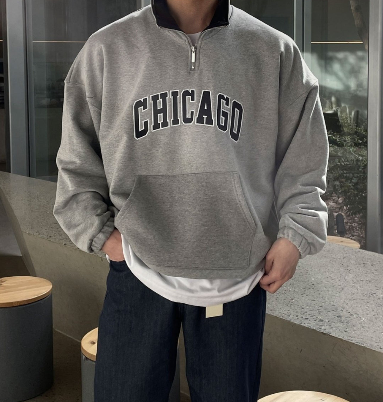 CHICAGO Half Zip MTM(五色!)