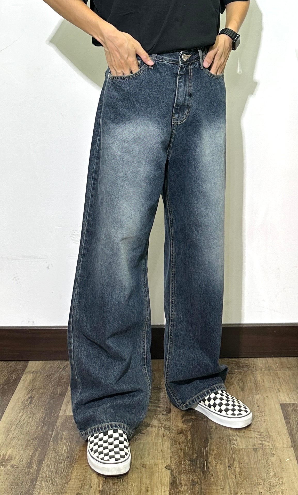 「現貨」Vintage Stone Washed Baggy Jeans 319