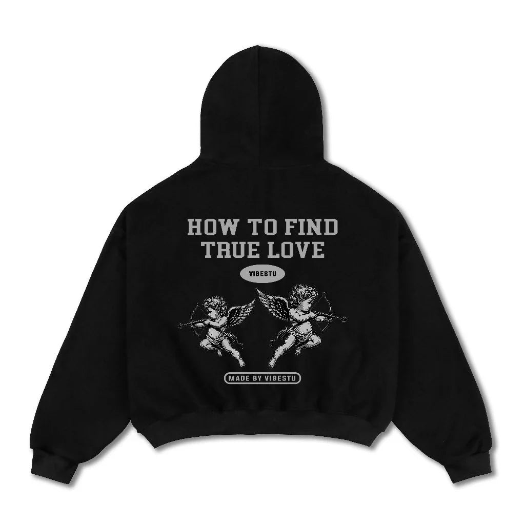 True Love 短版寬鬆雙頭拉鏈衛衣🇻🇳