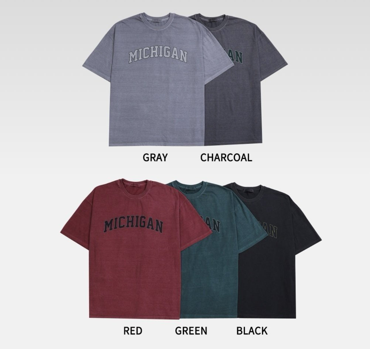 MICHGAN Print Tee 水洗棉質短袖