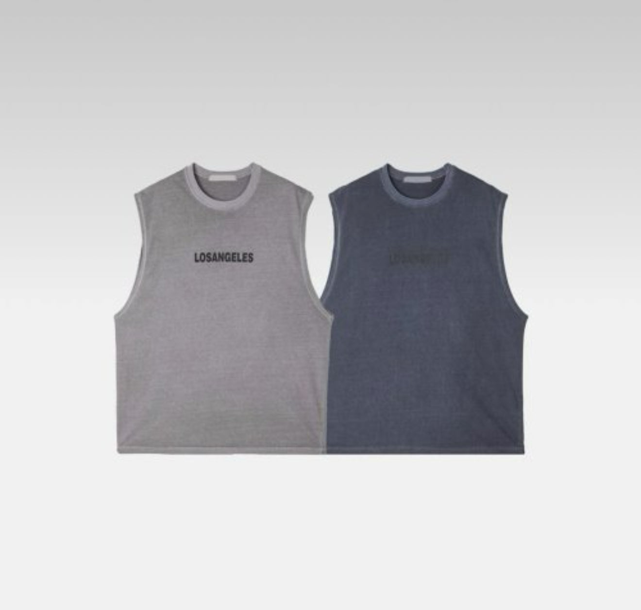 LA水洗坎肩背心