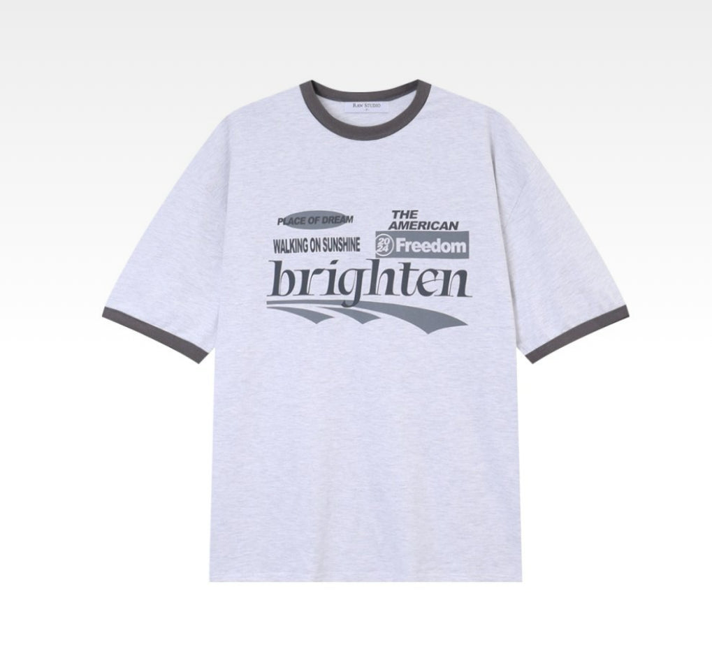 Brighten 棉質印花短袖