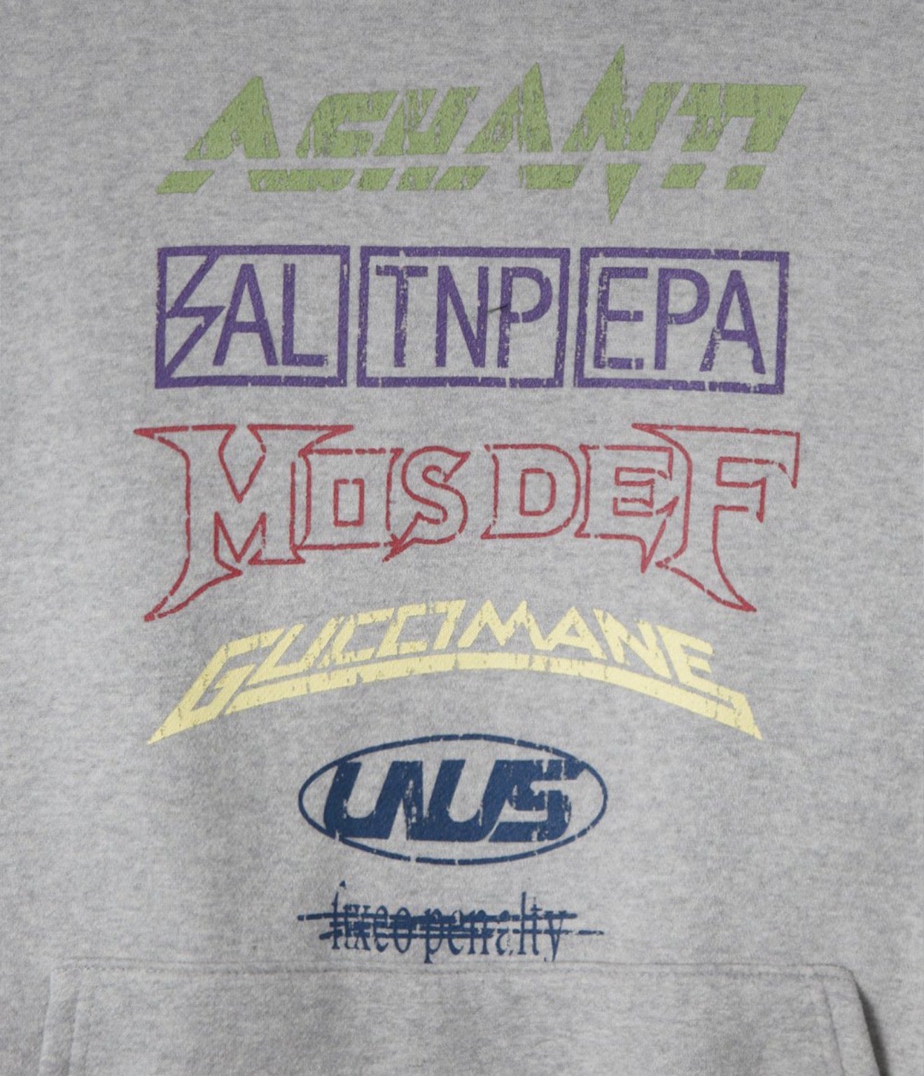 Multi logo 印花連帽衛衣