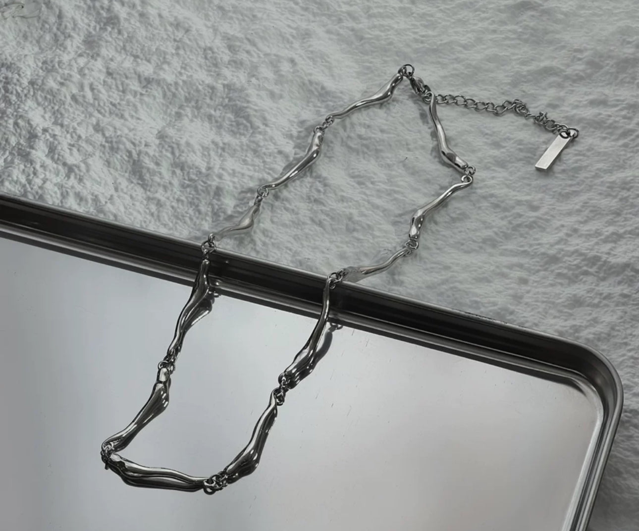 「NEW!」Irregular Basic Chain Necklace簡約設計鎖骨鏈￼