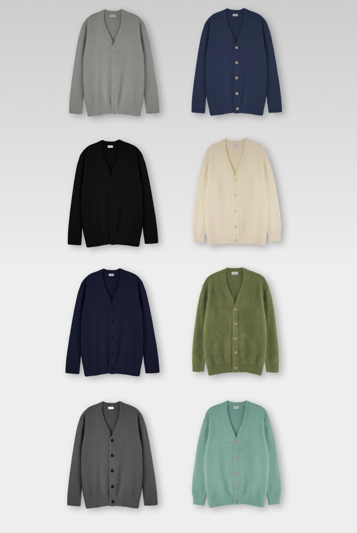 (多色可選!)高質柔軟馬海毛開胸針織外套|12色入