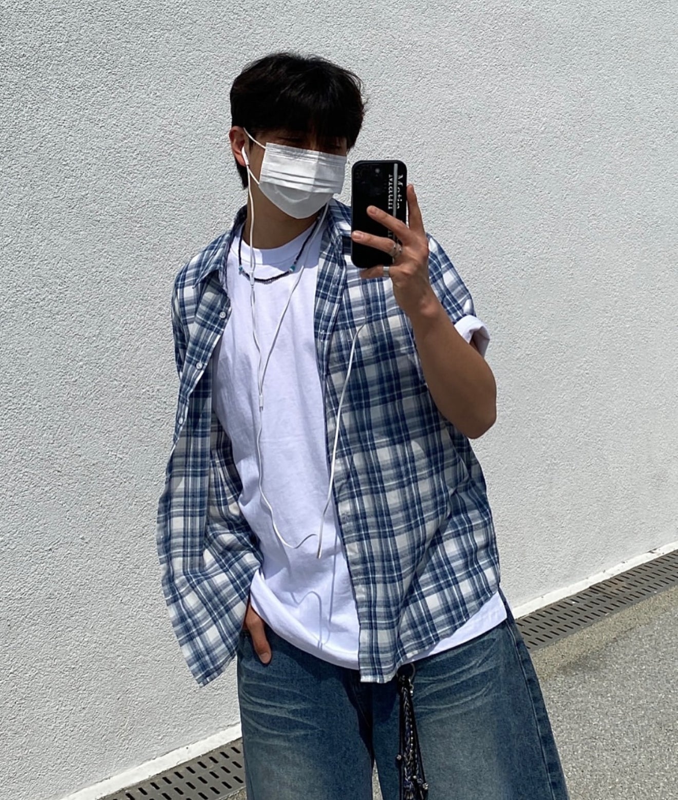 夏日復古格紋襯衫