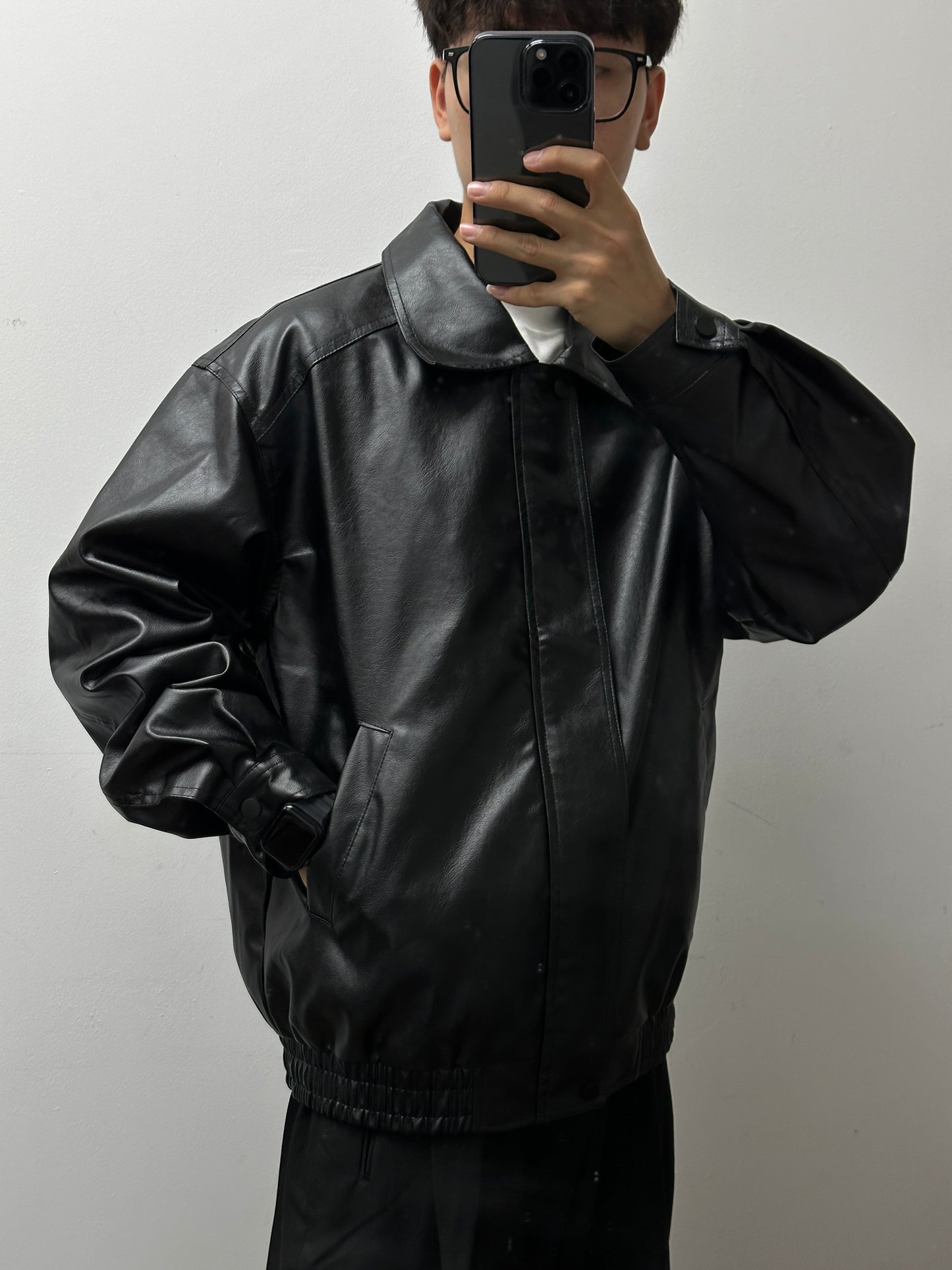銷量超80件🔥Zip-up Leather Jacket拉鍊皮褸「人氣之選」「100%好評✨」