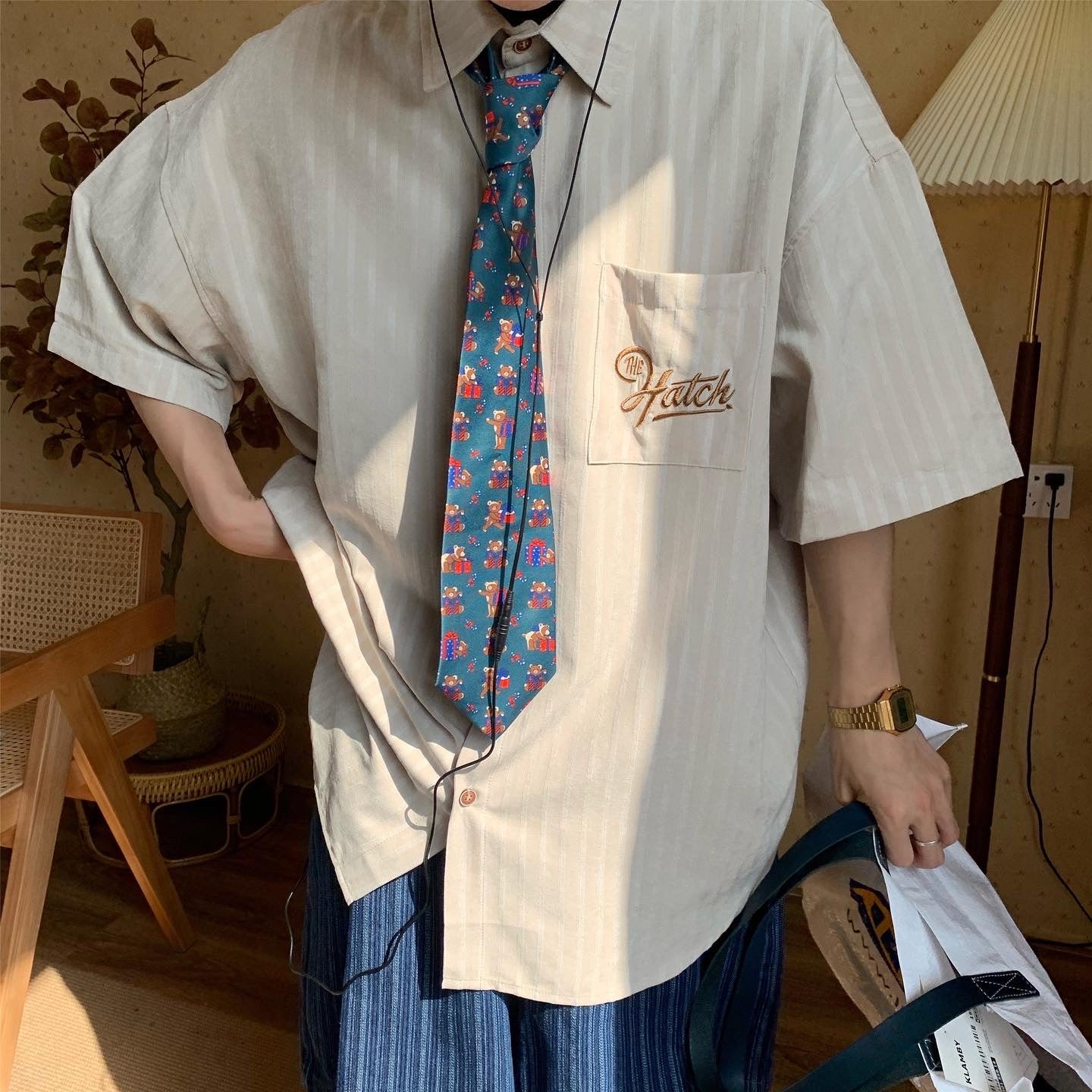 復古直間恤衫