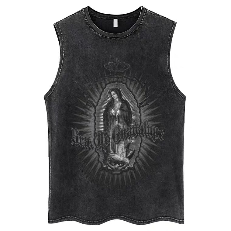 Washed Tank top-Mary