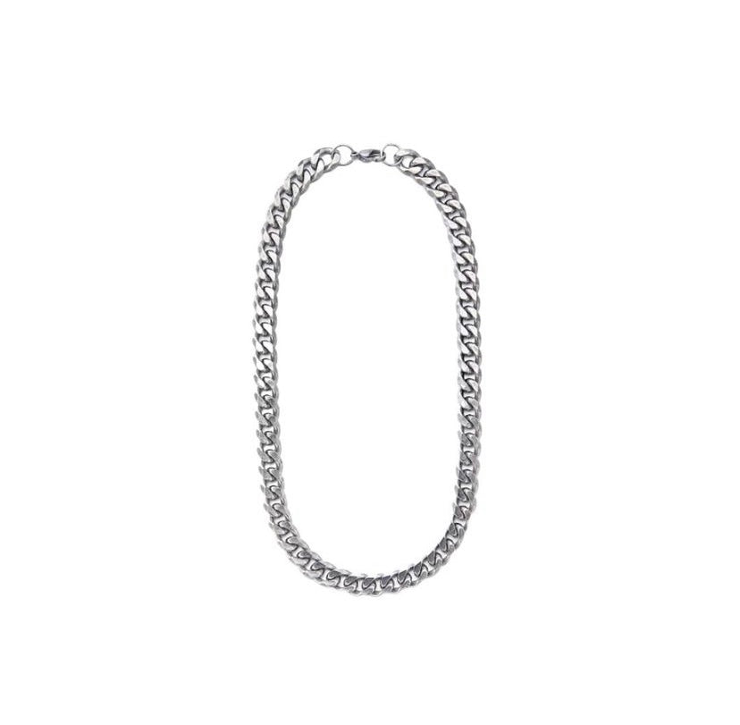 Cuban Chain Necklace&Bracelet Set