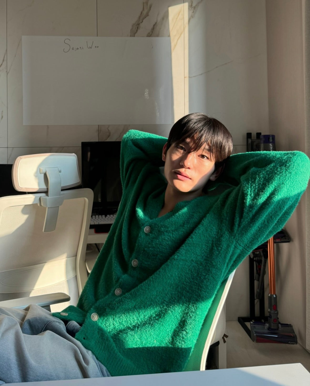 (多色可選!)高質柔軟馬海毛開胸針織外套｜12色入