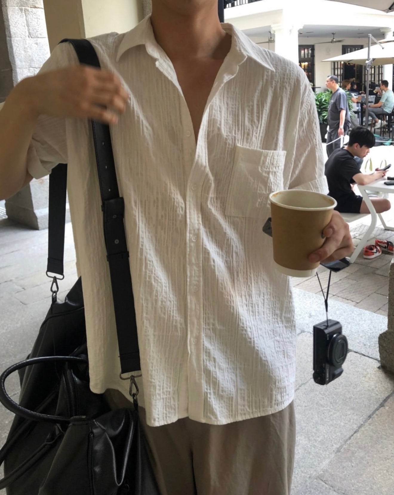 質感拉滿! 皺皺紋理清涼襯衫