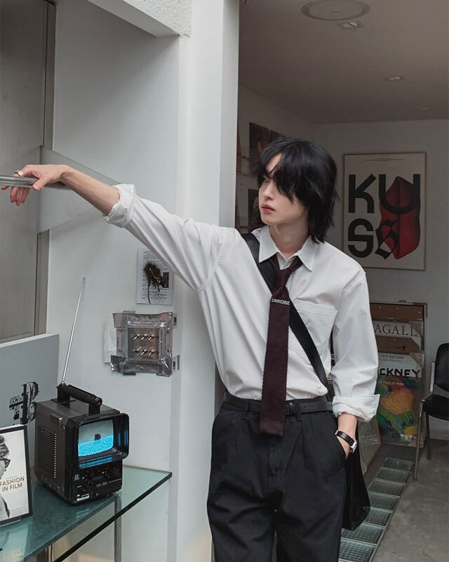 回饋價🧧韓製Pocket口袋基礎款長袖恤衫｜15色入