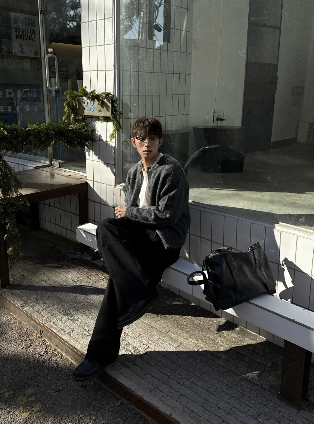 立體剪裁顯肩闊💪🏻圓領短款開胸針織衫｜6色入