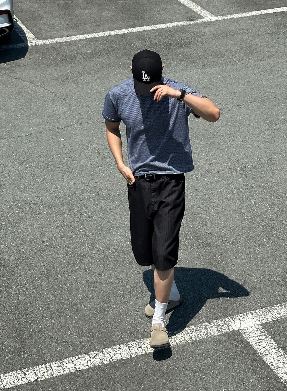 美式復古橫間短款純棉短袖｜3色入