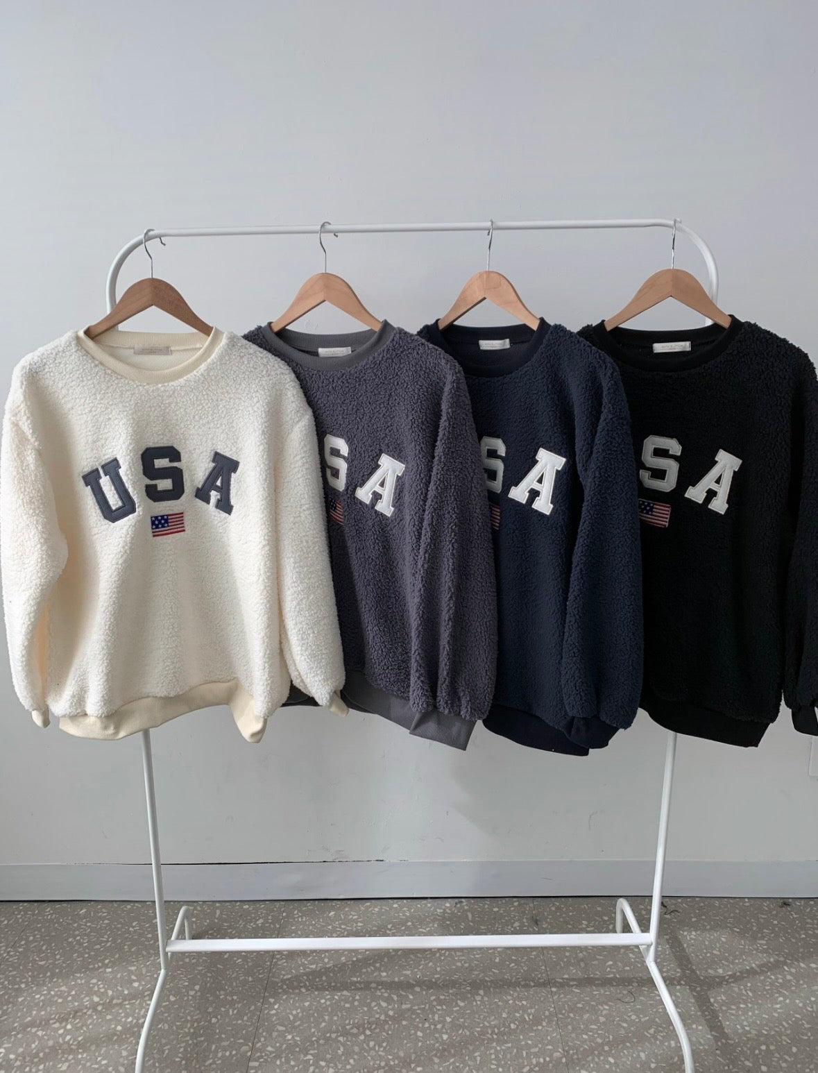 [🇰🇷連線]USA 柔軟毛毛衛衣