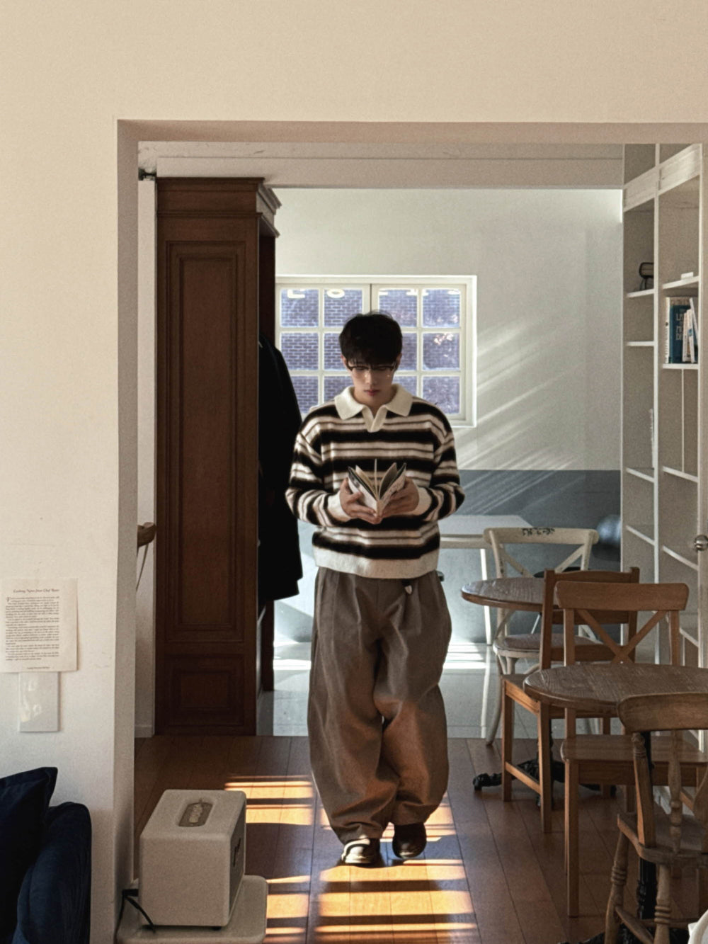 含內絨✔️百搭款寬鬆廓型休閒褲｜3色入