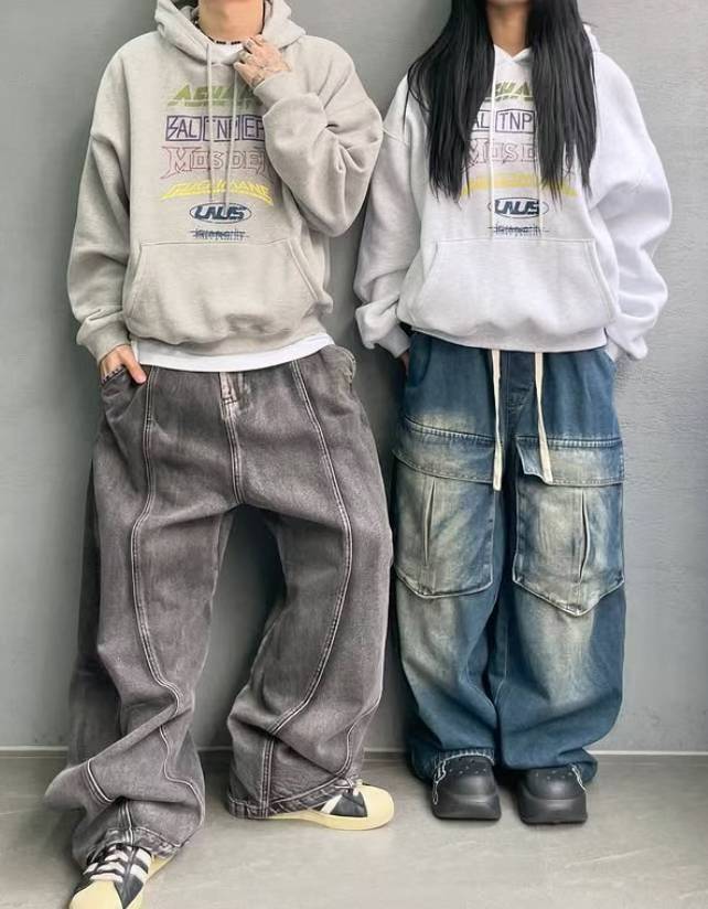 Multi logo 印花連帽衛衣