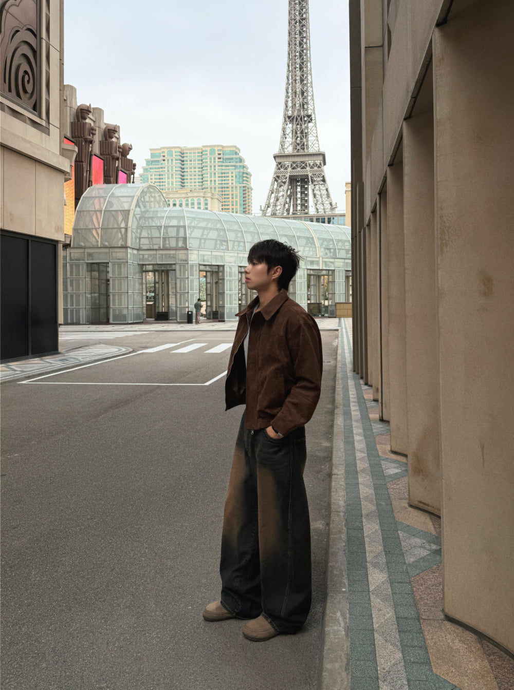 PREMIUM👑簡約款哈靈頓麂皮外套｜3色入