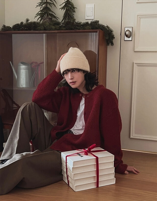 節日推薦🎅🏻輕熟質感開胸針織外套｜6色入