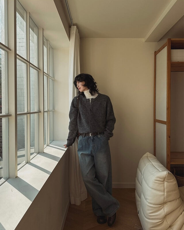 節日推薦🎅🏻輕熟質感開胸針織外套｜6色入