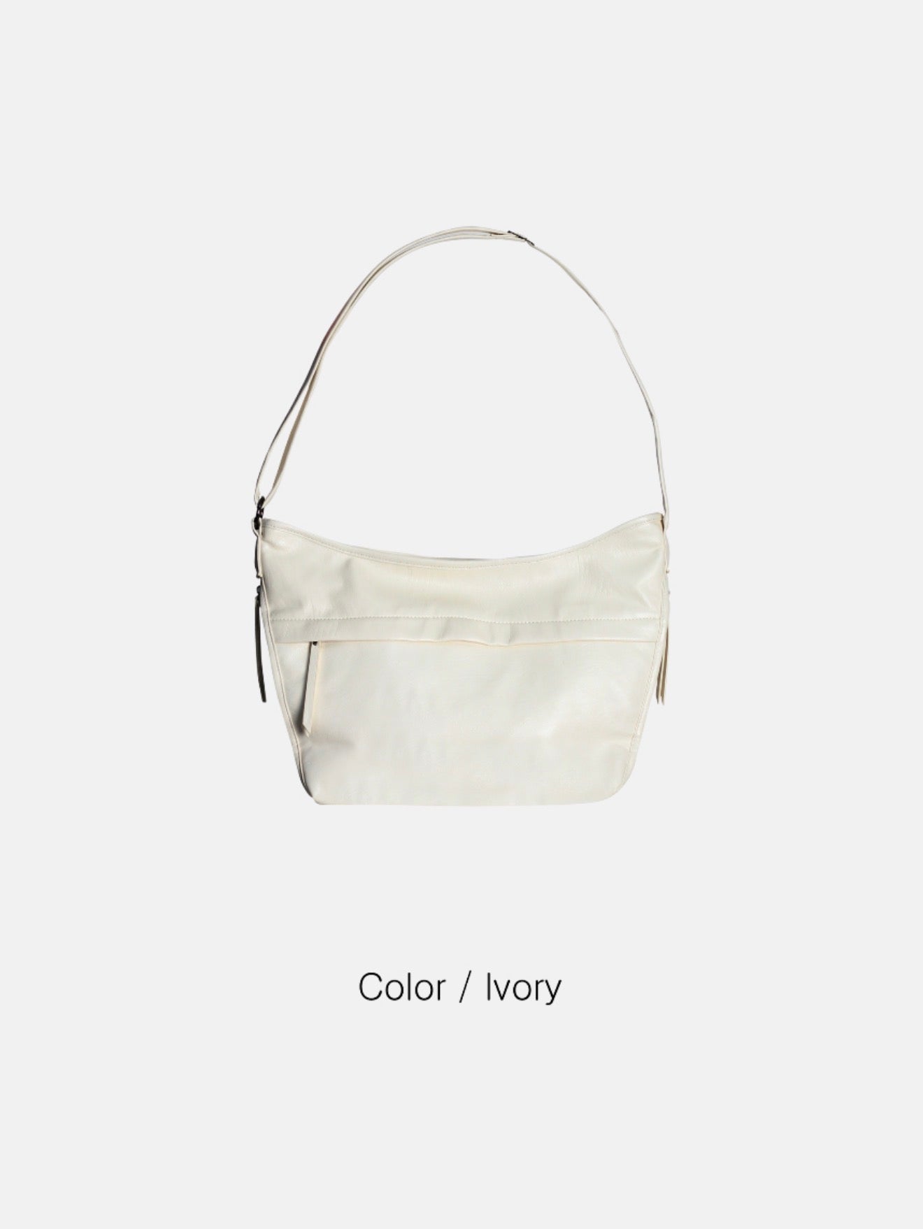 PREMIUM👑韓製裂紋理軟皮革斜孭袋｜3色入