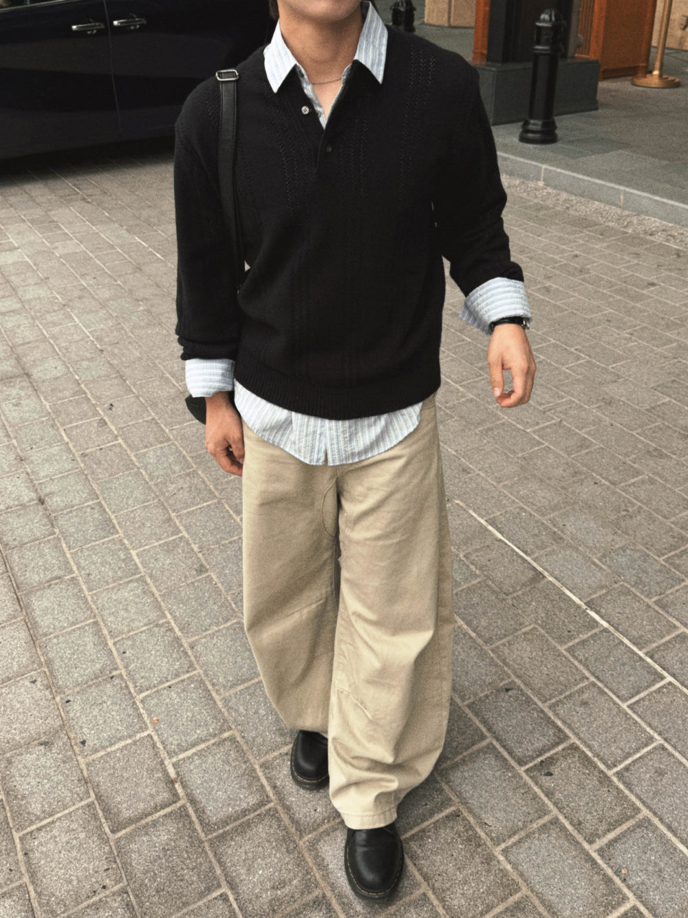 PREMIUM👑細麻花亨利領針織衫｜4色入