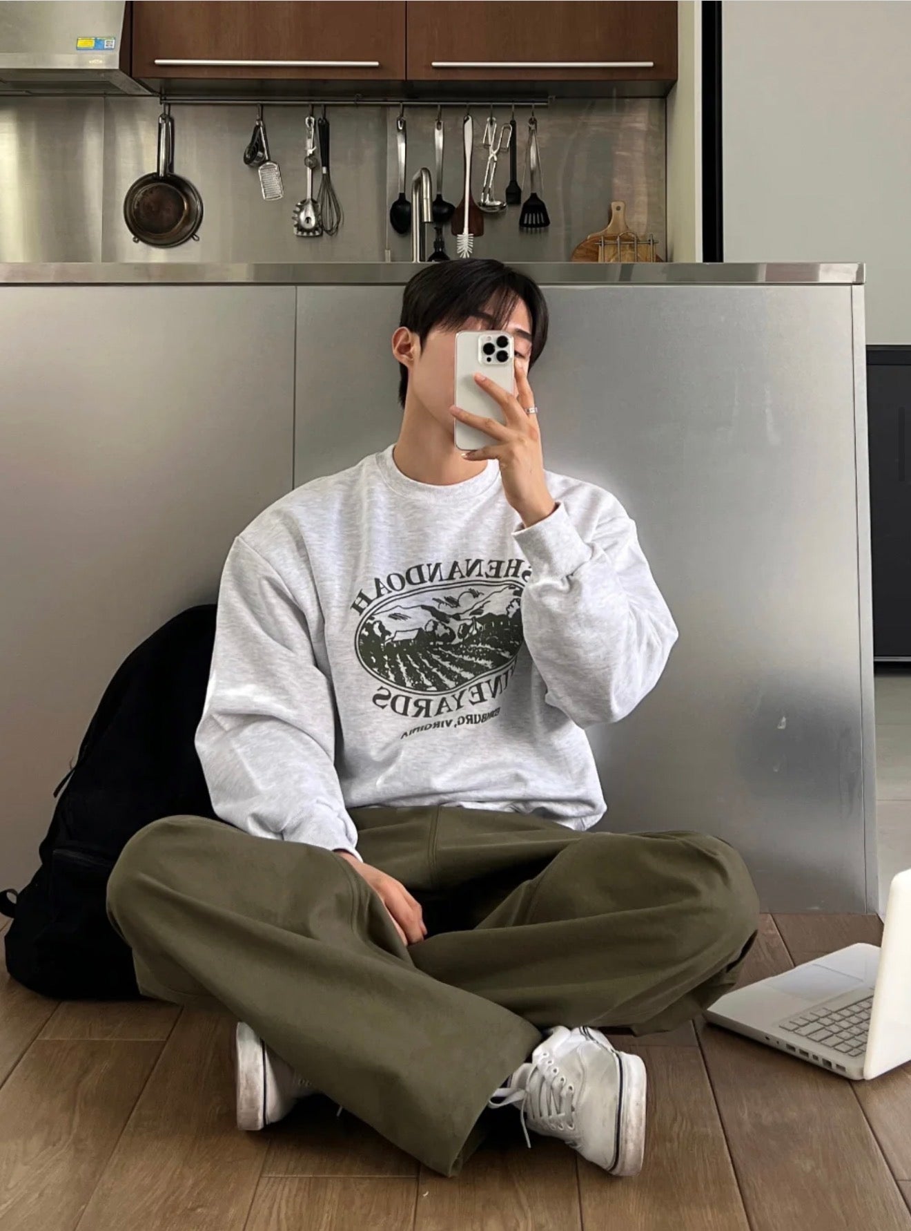 Shenandoah印花圓領衛衣｜3色入