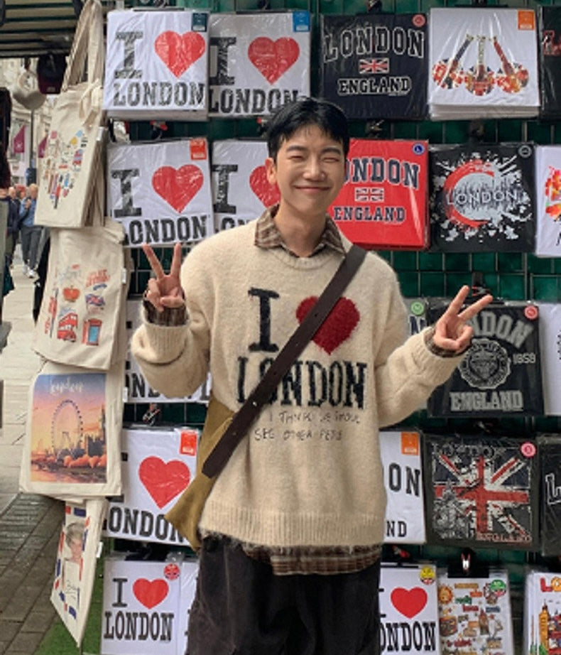 [情侶款] I love London 圓領針織冷衫