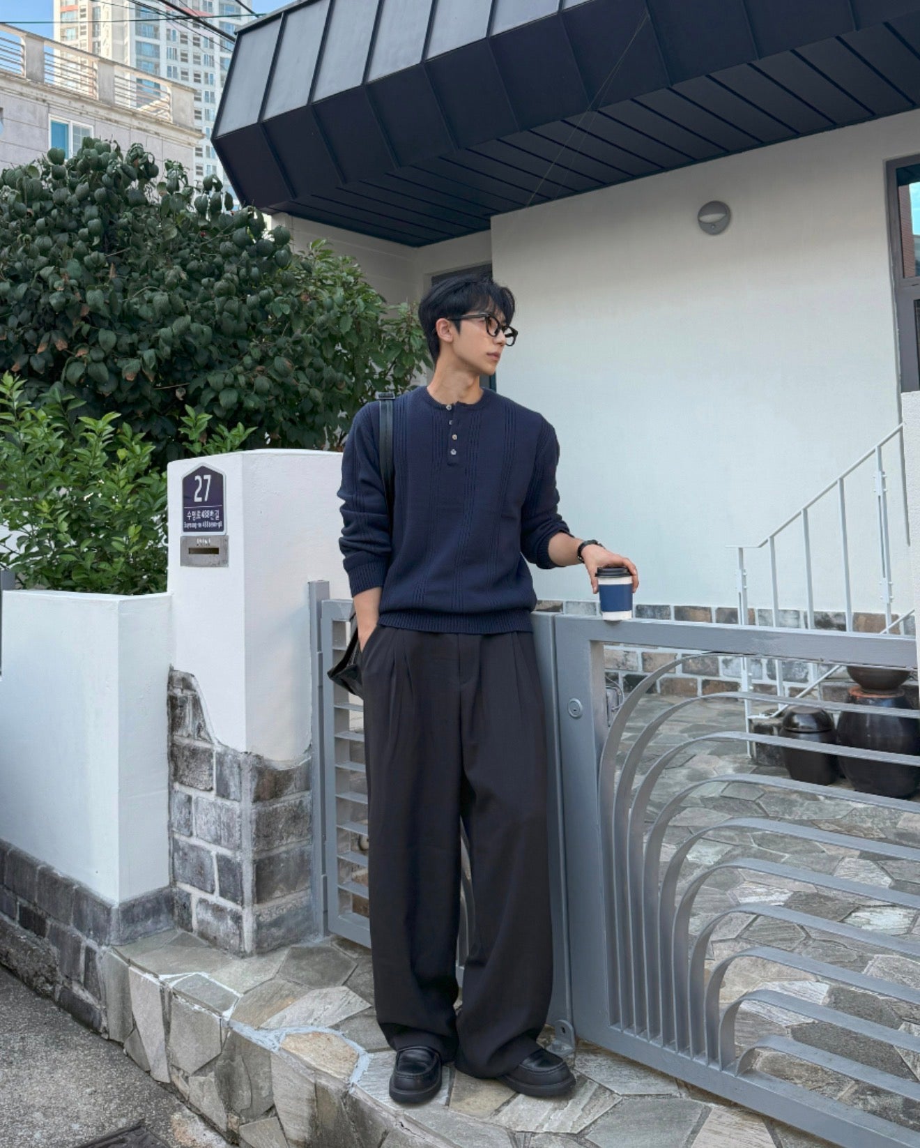 PREMIUM👑韓製裂紋理軟皮革斜孭袋｜3色入