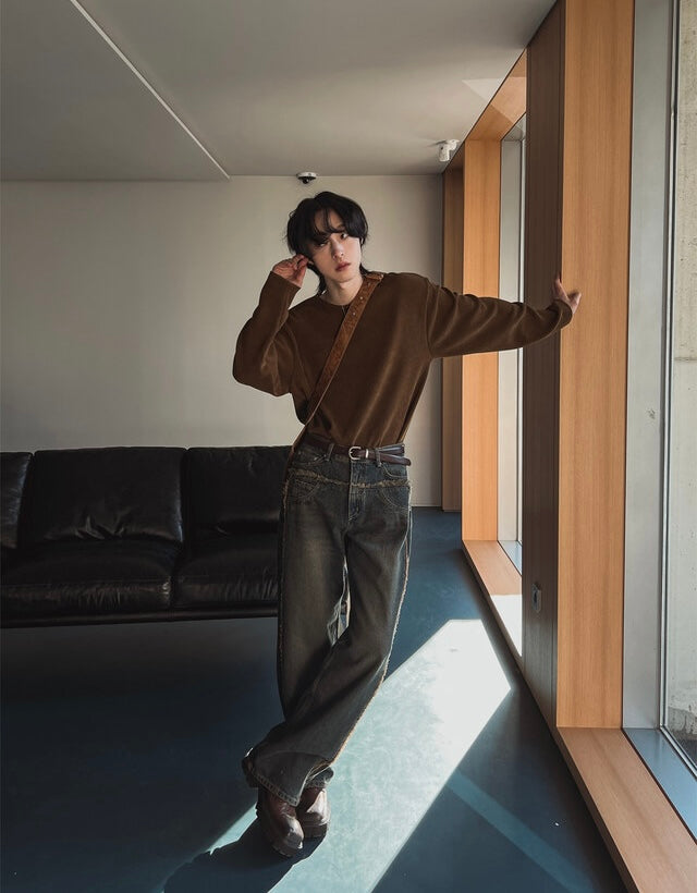 [氣質款]微V領內搭/單穿長袖