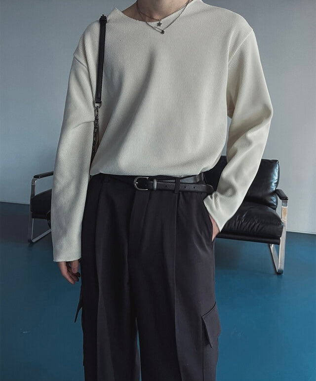 [氣質款]微V領內搭/單穿長袖