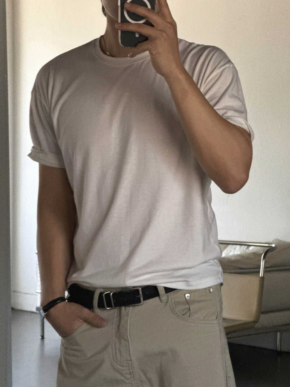 衣櫃必入款！韓製基礎款純色短袖｜8色入